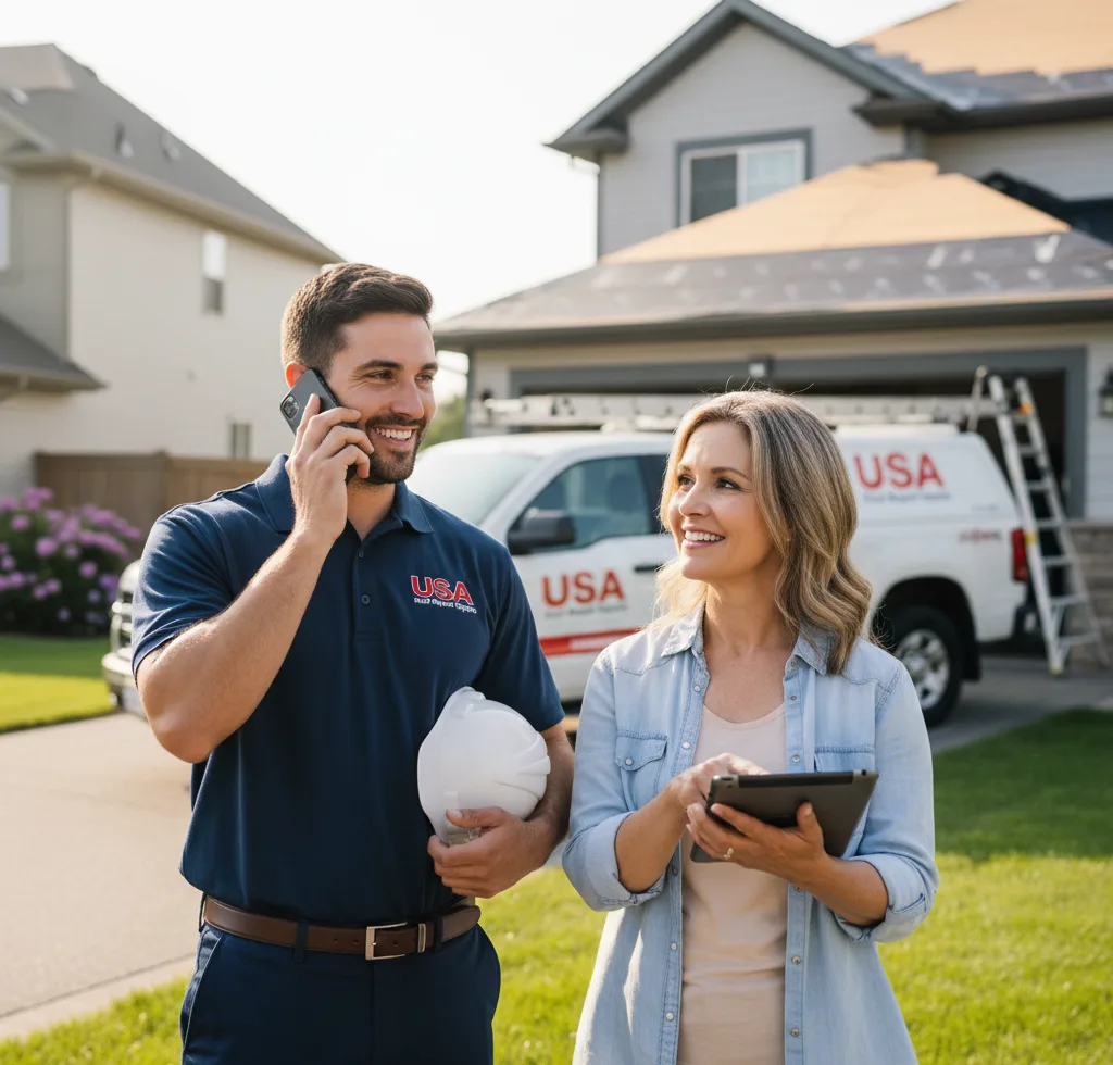 USA Roof Repair Experts customer support in Gramercy